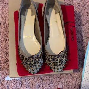 Christian Louboutin flats. Size 38 or 8